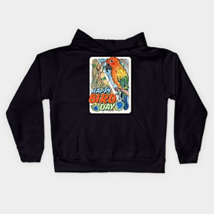 Happy Bird Day! Kids Hoodie